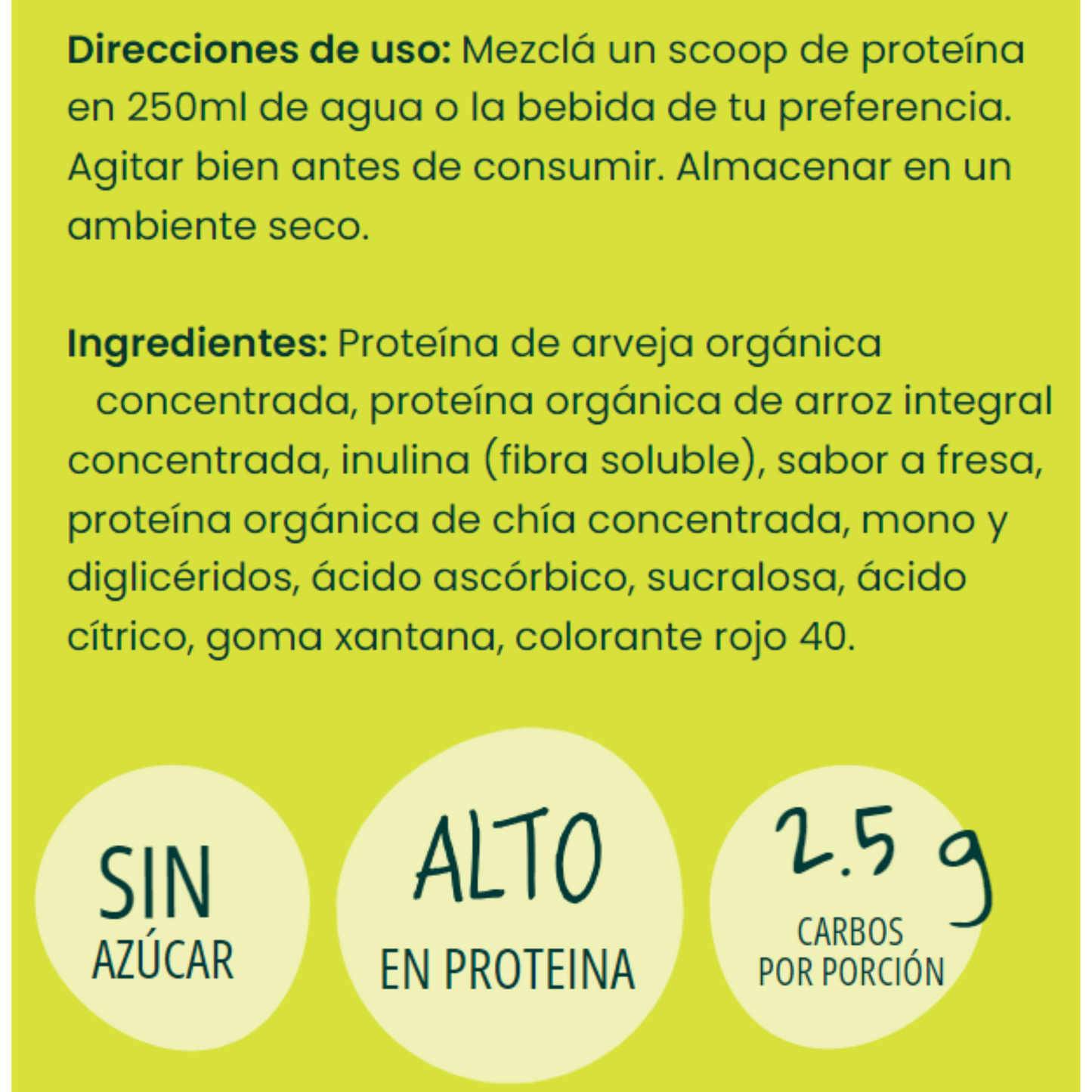 Proteína Vegana - Vainilla