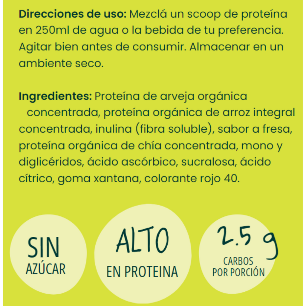 Proteína Vegana - Fresa